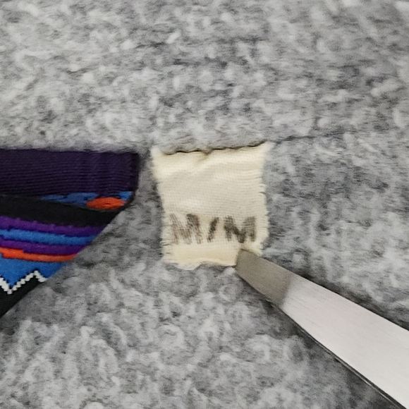 PATAGONIA Vintage Blue Synchilla Fleece-Lined Jacket - size M - Picture 9 of 16